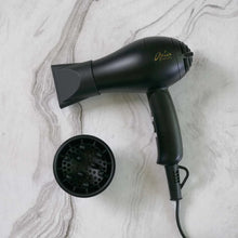 Load image into Gallery viewer, Aria Black Mini Blow Dryer